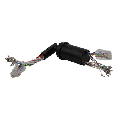 Gigabit Ethernet-capsule elektrische slipring die stroom en signaal overbrengt