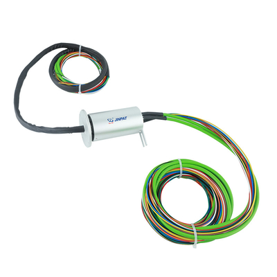 Isolatieweerstand Kracht ≥ 1000MΩ 1000VDC Slipring met 2×10A 4×5A 2×100Mbps Ethernet-circuits