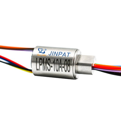 8 Circuit Capsule Slip Ring 1A 240VAC/DC Gouden contacten