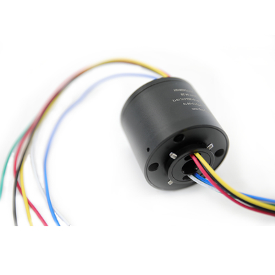 6-circuit 10A 240VAC doorvoerslipring ID12,7mm
