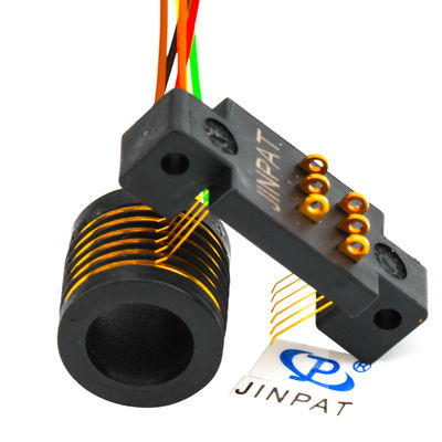 6 Circuit 240V Spanning Separate Slip Ring met 0~300 RPM voor elektrische testapparatuur